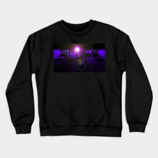 Space Design - Purple Crewneck Sweatshirt